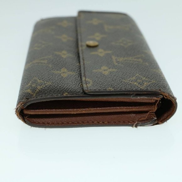 LOUIS VUITTON Monogram Portefeuille Sarah Long Wallet LV Auth - Picture 3 of 13